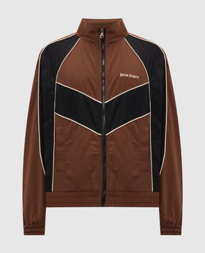 Palm Angels Коричнева спортивна куртка Hollywood PAMEB002FB001