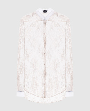 Tom Ford Блуза кольору айворі з мережива CA3398FAX1884