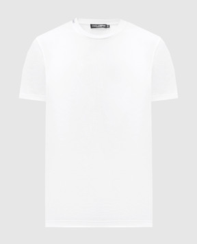 Dolce&Gabbana Біла футболка з логотипом G8JX7TG7P1A