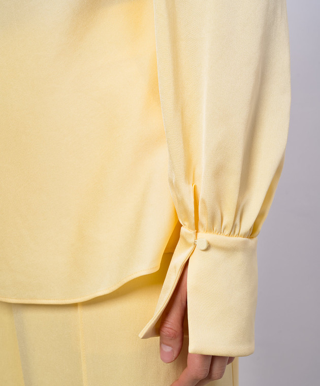 Simkhai Желтая блуза Alice на одно плечо 2262081Q изображение 5