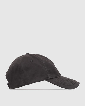Vetements Чорна кепка з вишивкою логотипа UE76CA324Bw