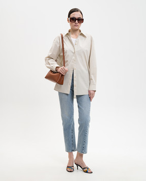 Toteme Бежевая рубашка 252WRT0480FB0415
