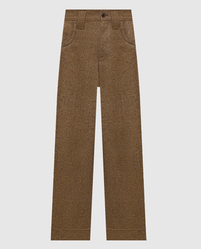 Brunello Cucinelli Коричневі штани з вовною MD002P9353