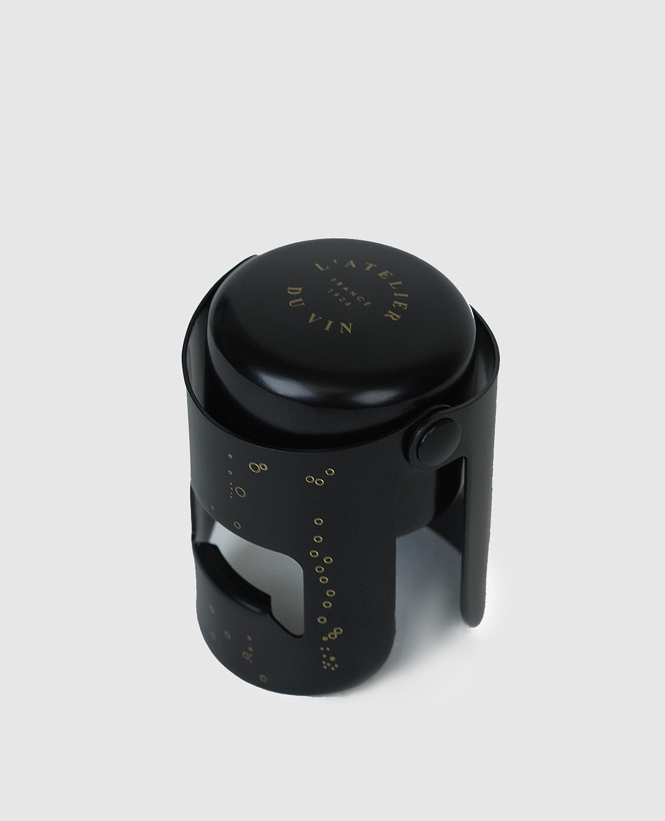 

Черная металлическая пробка Gard'Bulles для шампанского и игристого вина, Черный, Аксессуары для кухни