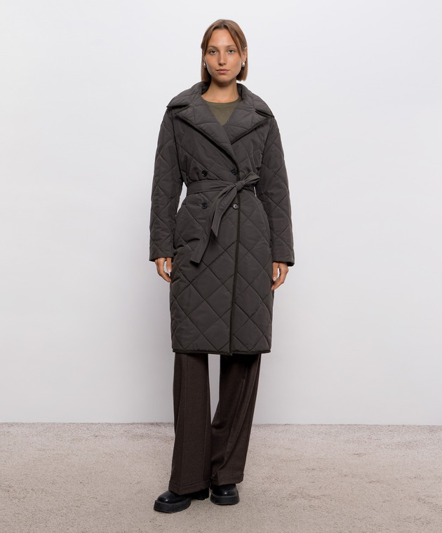 Kiton Зеленая удлиненная куртка D62625K0555L изображение 3