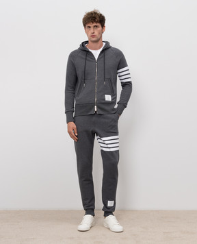 Thom Browne Серая спортивная куртка MJT022H00535