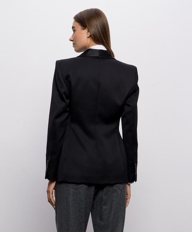 Brunello Cucinelli Черный жакет из шерсти MD0017068 изображение 3