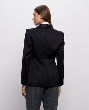 Brunello Cucinelli Черный жакет из шерсти MD0017068