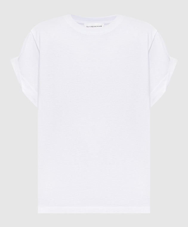 Victoria Beckham Біла футболка Tilly 1226JTS007471A