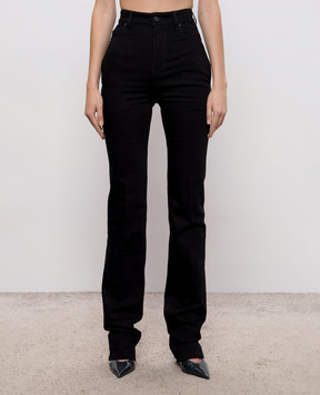 Balenciaga Черные джинсы с логотип патч A008WGTUW70