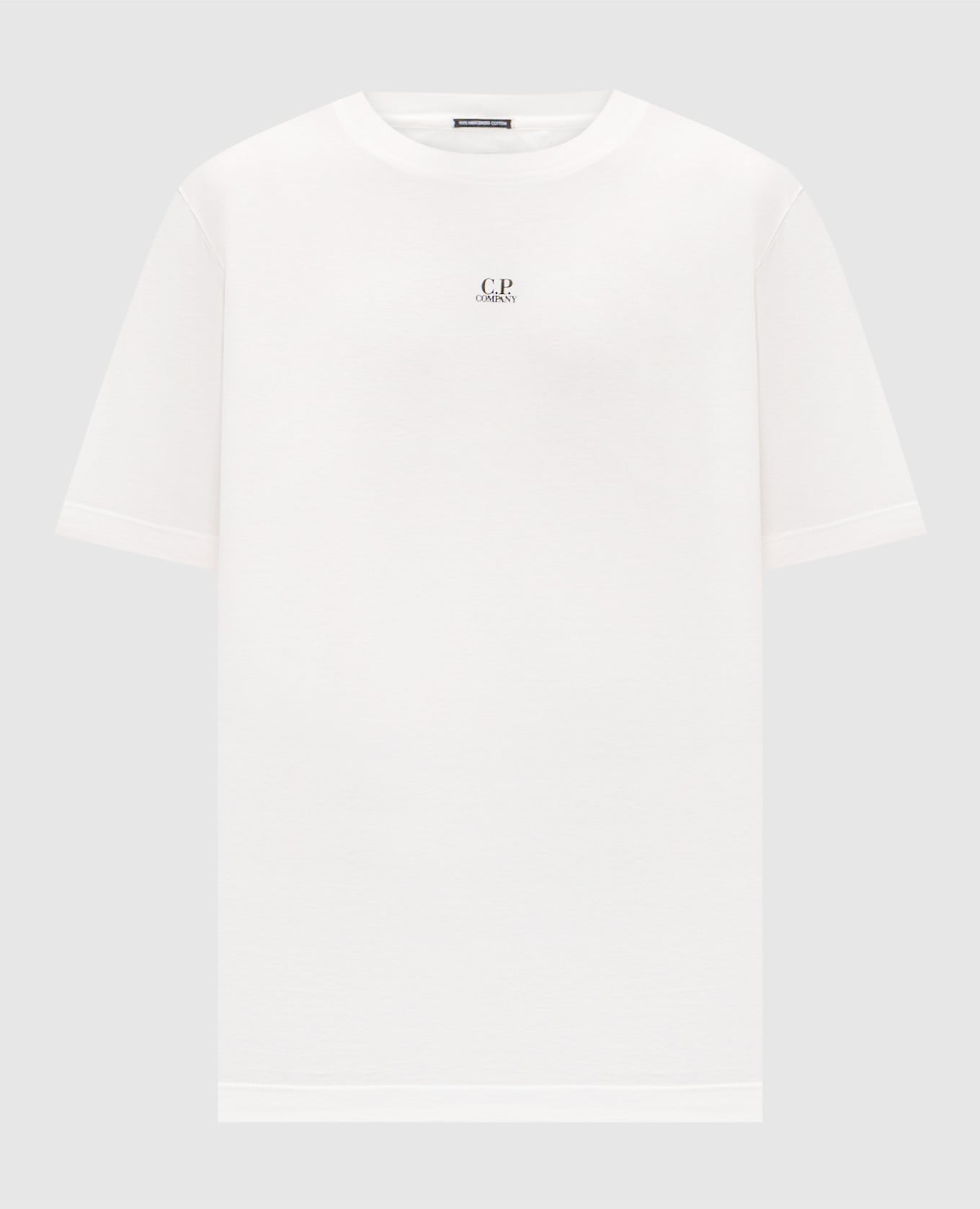 Белая футболка с логотипом