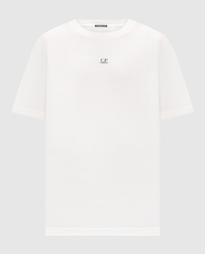 C.P. Company Біла футболка з логотипом MTS114A006374G