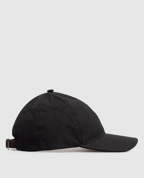 JW Anderson Черная кепка с вышивкой монограммы AC0417FA0485m
