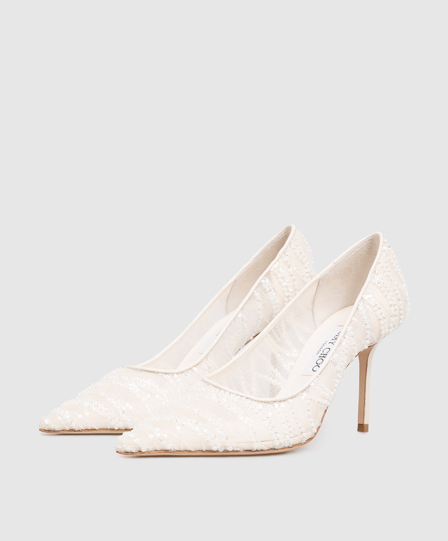 Jimmy Choo Туфли цвета айвори Love LOVE85GKF изображение 2