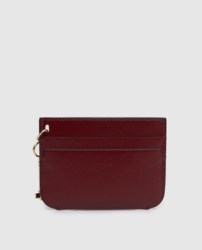 Givenchy Бордовий шкіряний картхолдер з підвіскою BB60QZB13A