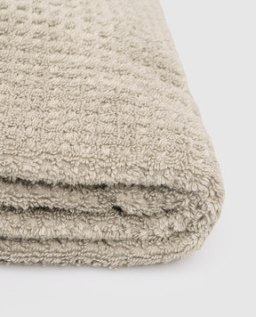 L'Appartement Махровий рушник кольору хакі TEXTURECOTTONBATHTOWEL
