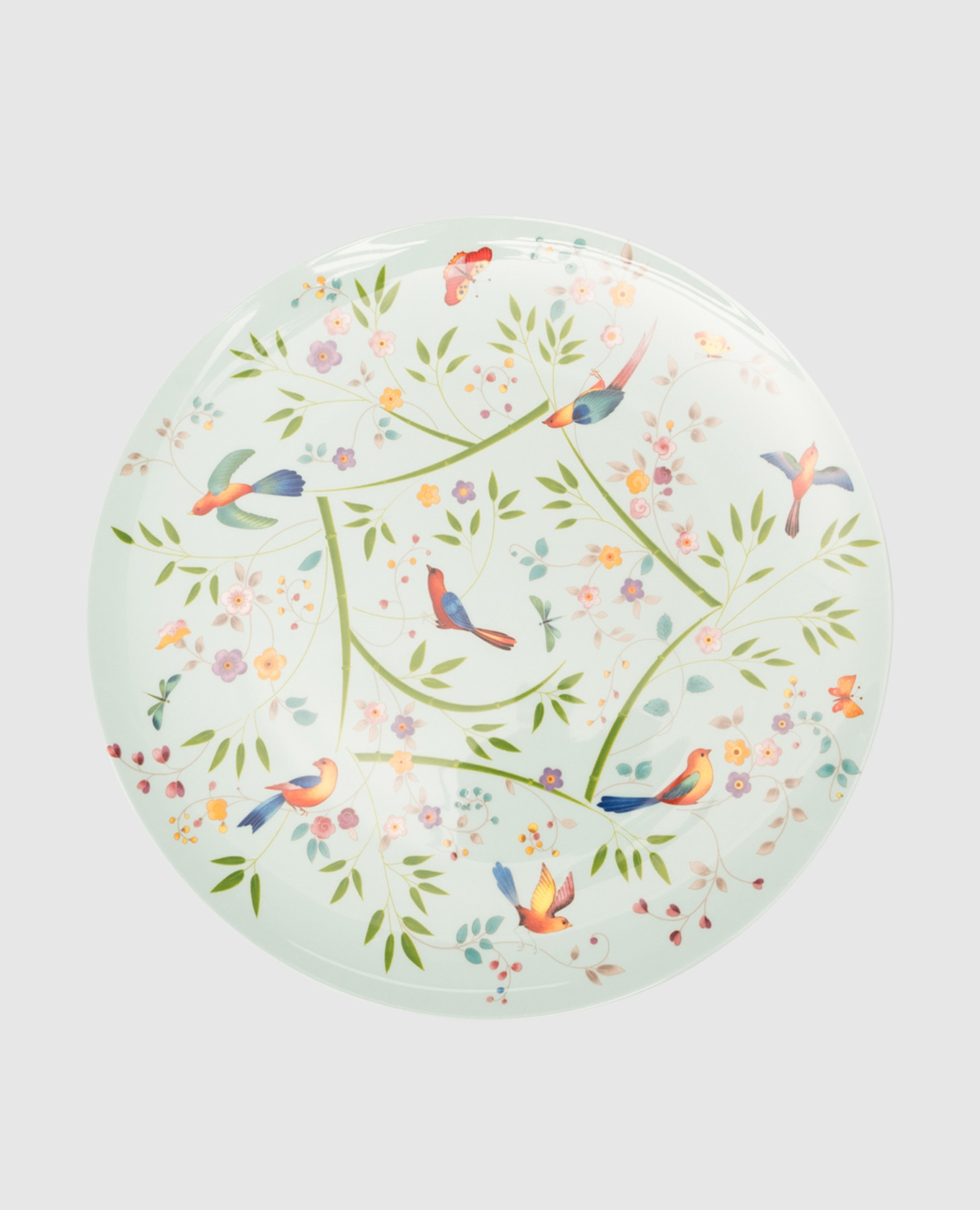 

Голубая фарфоровая сервировочная тарелка Incanto di Primavera, Голубой, Посуда