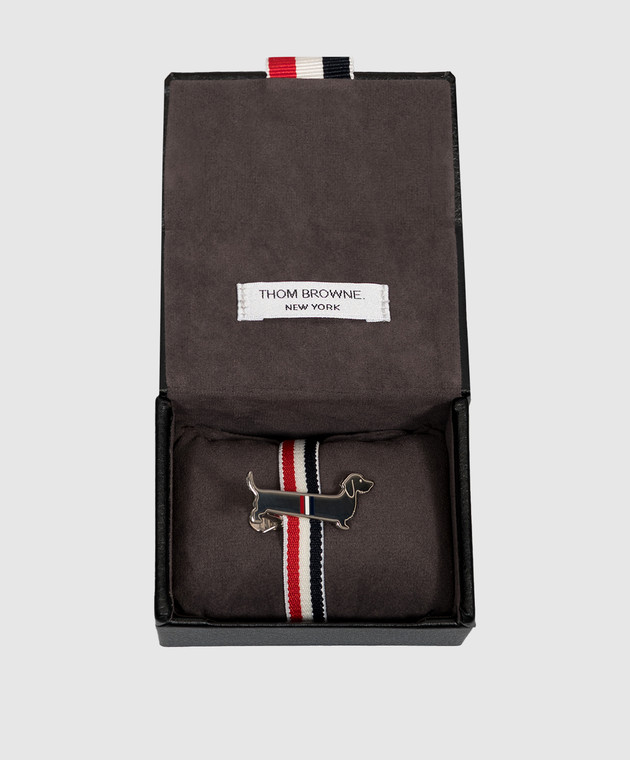 Thom Browne Затискач срібний для краватки Limousine Hector UAK013A00002 зображення 4