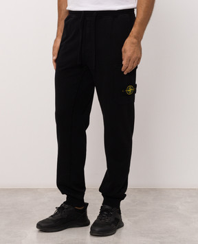 Stone Island Чорні джогери з патчем логотипа L2S156200021S0051