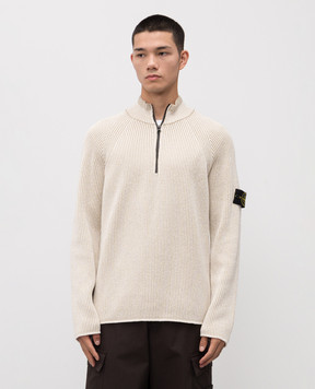 Stone Island Бежевий светр з вовною K2S155100024S00L7