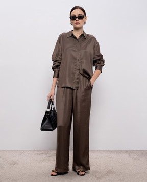 Peserico Коричневі штани з логотипом A0410206638