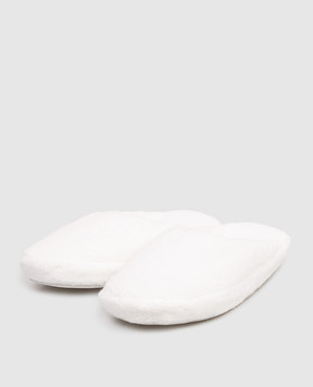 Hamam Білі махрові домашні капці PERA PERASLIPPERSFORHIM