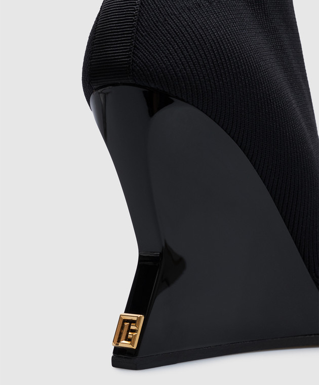 Balmain Черные ботильоны HN1TE202TKNI изображение 5