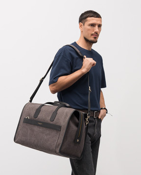 Gianni Chiarini Серая дорожная сумка Berlino с логотипом BSN11629COMMTDSPORTY