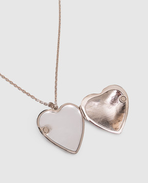 PUCCI Серебристая цепочка с подвеской зеркальце 5UAM365U920