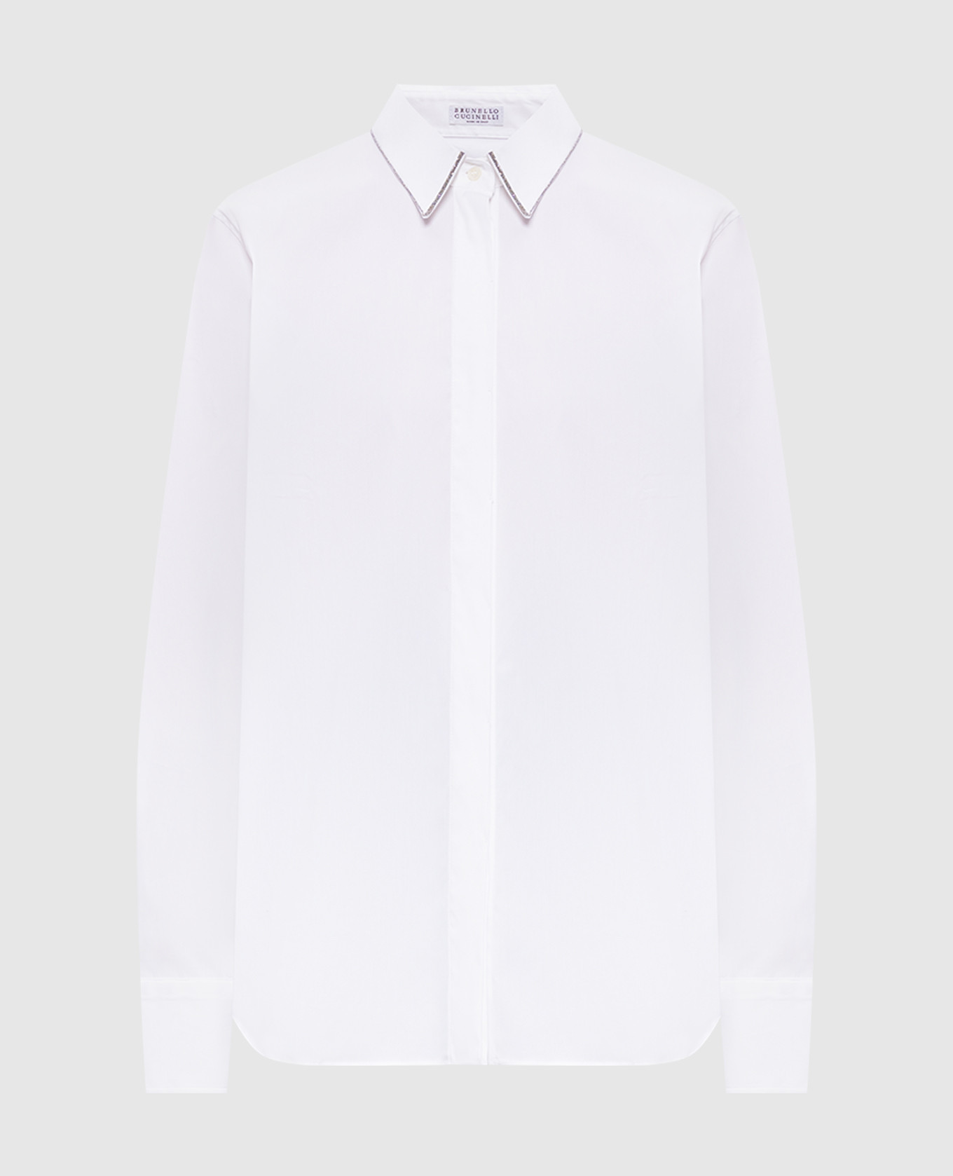 Белая рубашка с цепочкой