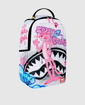 Sprayground Дитячий сірий рюкзак PINK PANTHER HEIST MURAL 910B9134NSZ