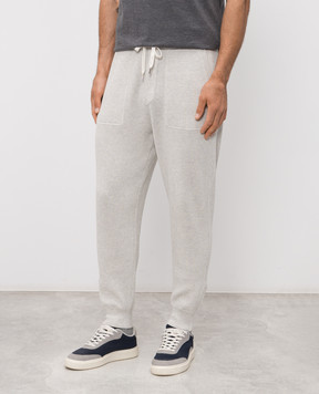 Brunello Cucinelli Сірі джогери M29201019G