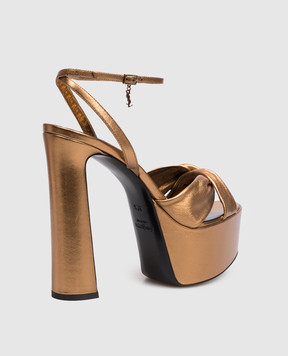 Saint Laurent Кожаные босоножки FRANCIANE 869730AAGWT