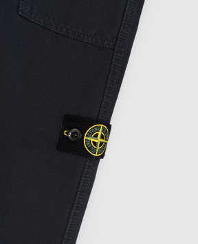 Stone Island Дитячі сині штани з логотипом K2S163100002S010414