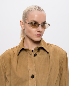 Balenciaga Серебристые очки Gossip 871109T0005