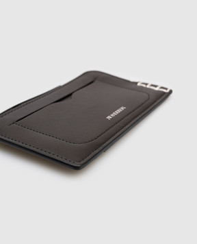 JW Anderson Черный кожаный картхолдер Loafer AC0437LA0224