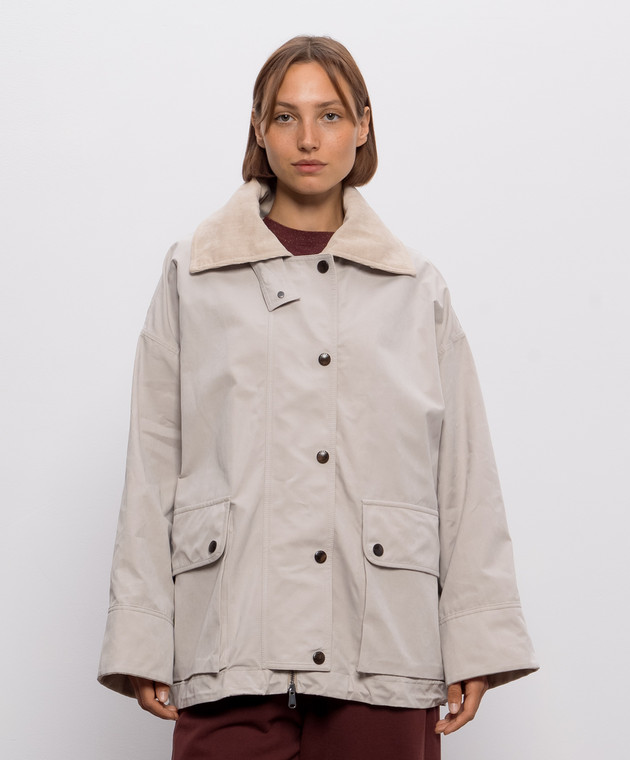 Brunello Cucinelli Серая куртка MG5457631P изображение 3
