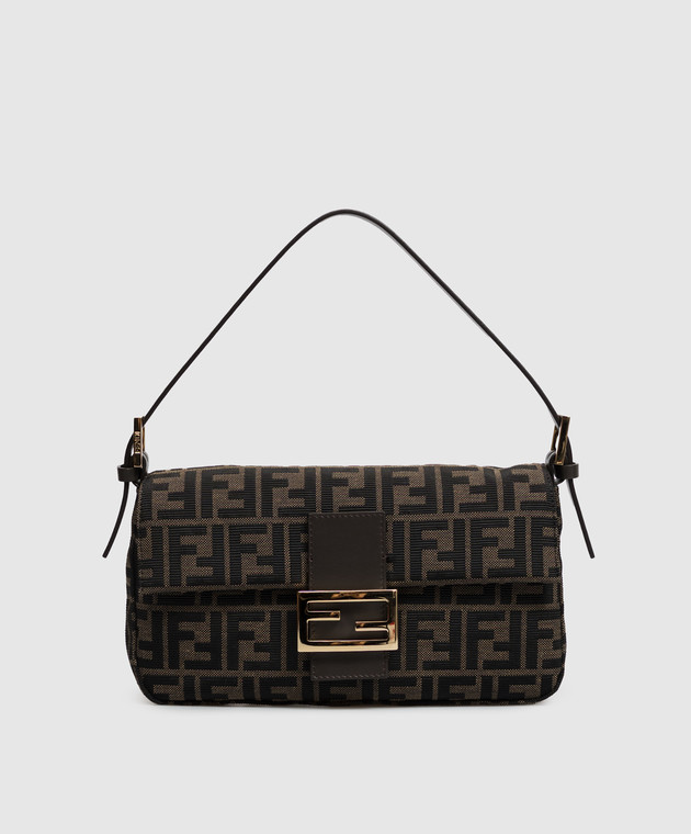 Fendi Baguette сумка в узор монограммы 8BR850B17A