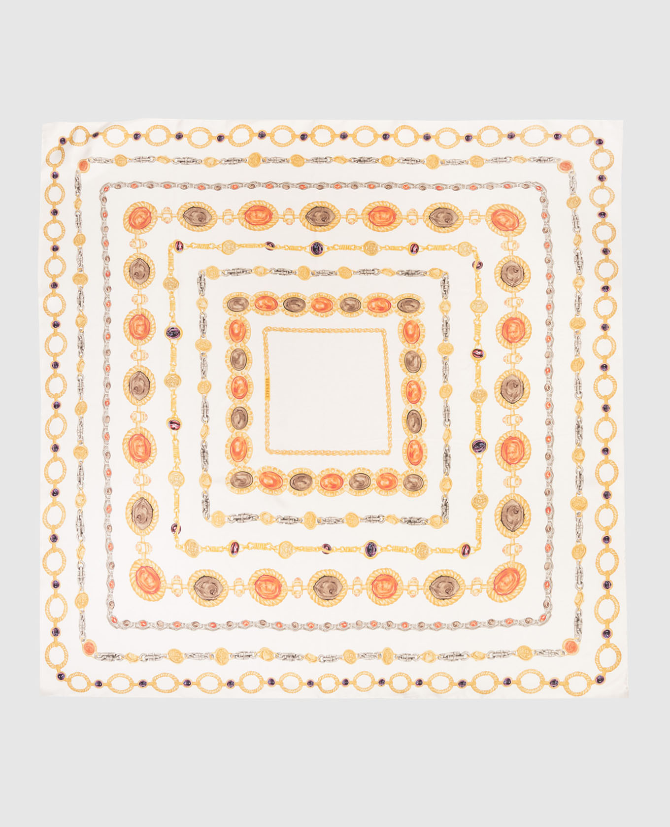 Бежевый платок The Lover из шелка