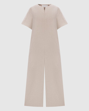 Intoca Бежевий комбінезон з льону 261MITSAIO1203