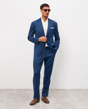 Cashmere&Whiskey Поло кольору айворі з шовком M54251031