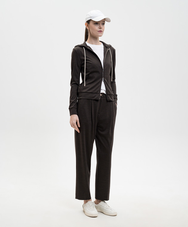 Marco Pescarolo Белая футболка из хлопка AMATAD53Y00 изображение 2