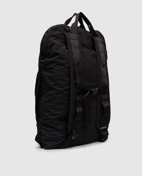 C.P. Company Чорний рюкзак з логотипом 2MAC051A110540M