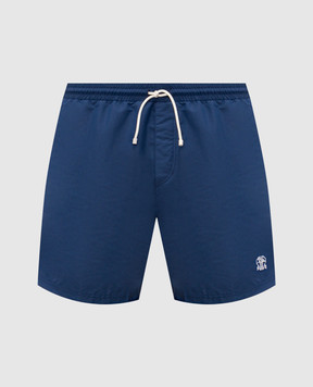 Brunello Cucinelli Сині шорти для плавання MW817043