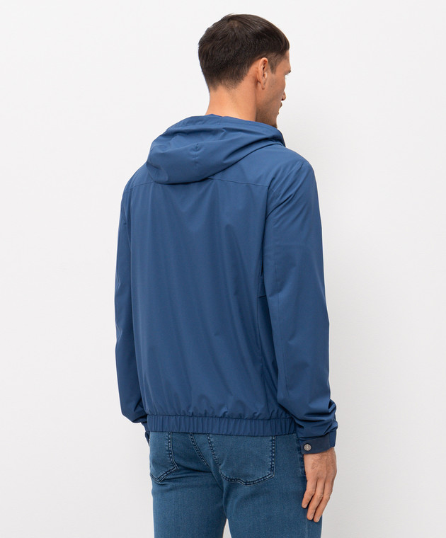 Stefano Ricci Синяя ветровка M6J6100040PL001H изображение 4