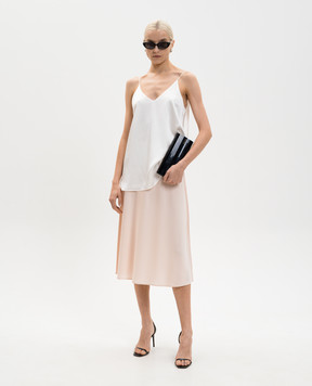 LISA YANG Білий топ із шовку 2026301