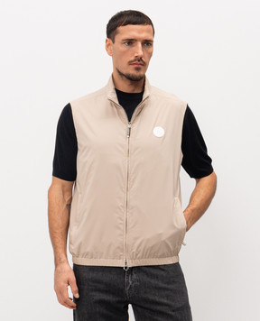 Stefano Ricci Бежевий жилет з логотипом M6J4100020PL001HSAC64