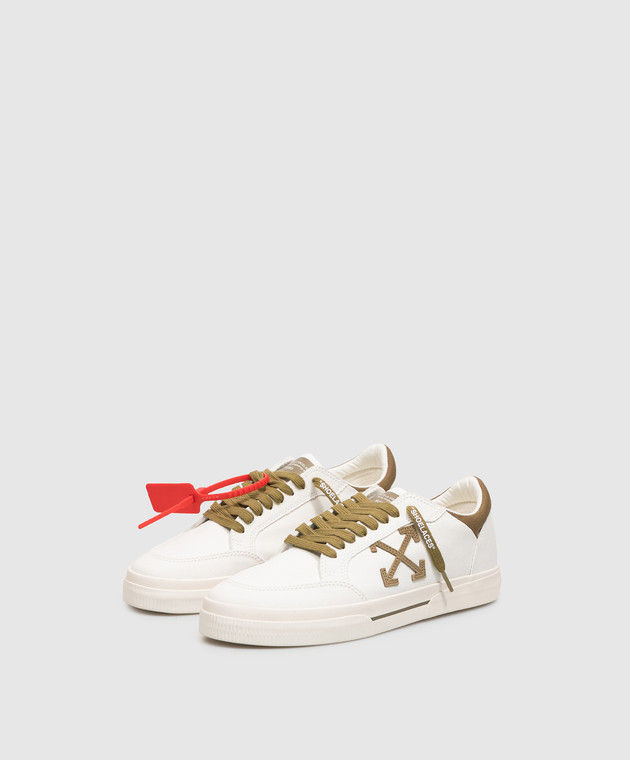 Off-White Кроссовки Vulc Low цвета айвори OF05775301 изображение 2