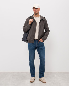 Peserico Бежевая футболка с окантовкой R59495F149173T