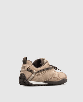 Balenciaga Бежевые замшевые кроссовки Radar Velvety 865704WSTSU